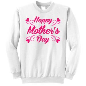 Happy Mothers Day Hearts Gift Sweatshirt