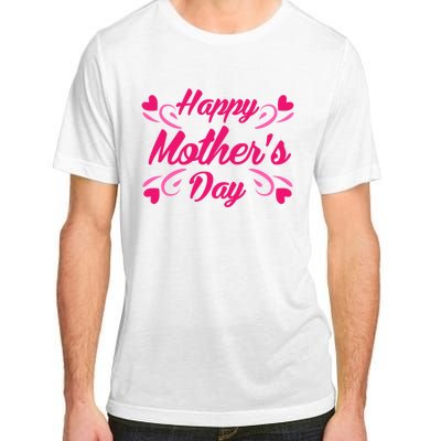 Happy Mothers Day Hearts Gift Adult ChromaSoft Performance T-Shirt