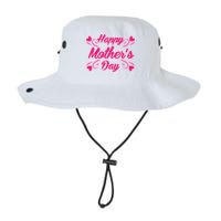 Happy Mothers Day Hearts Gift Legacy Cool Fit Booney Bucket Hat