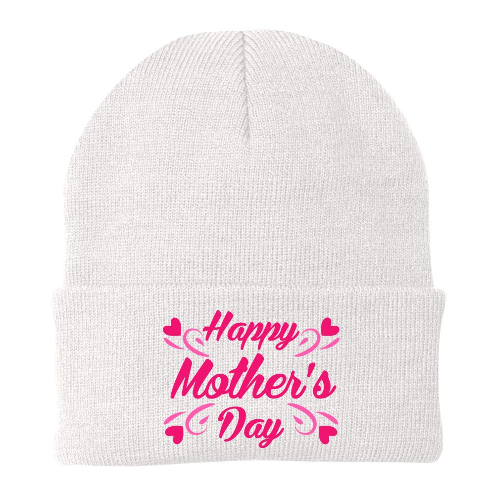 Happy Mothers Day Hearts Gift Beanie