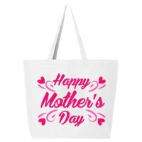 Happy Mothers Day Hearts Gift 25L Jumbo Tote