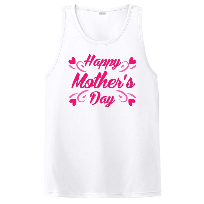 Happy Mothers Day Hearts Gift PosiCharge Competitor Tank