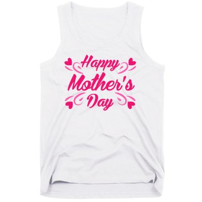 Happy Mothers Day Hearts Gift Tank Top