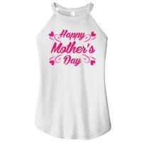 Happy Mothers Day Hearts Gift Women's Perfect Tri Rocker Tank