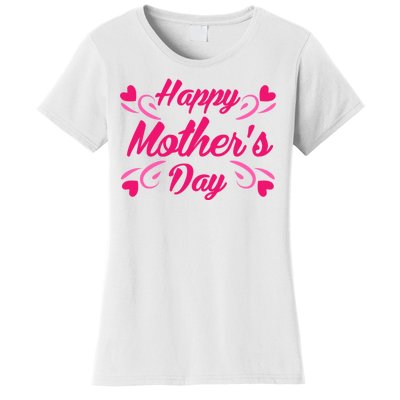 Happy Mothers Day Hearts Gift Women's T-Shirt