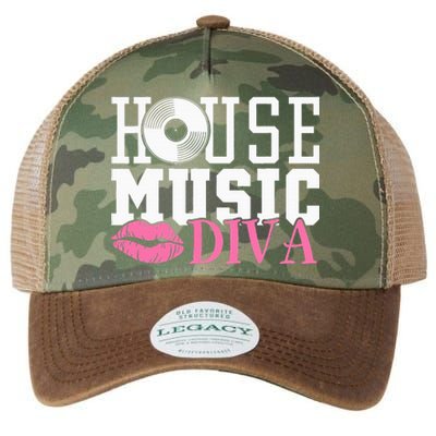 House Music Diva Dj Edm Rave Music Festival Legacy Tie Dye Trucker Hat