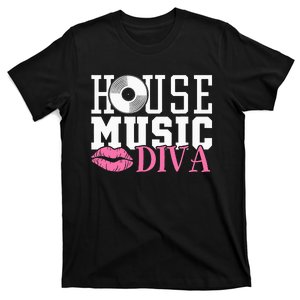 House Music Diva Dj Edm Rave Music Festival T-Shirt