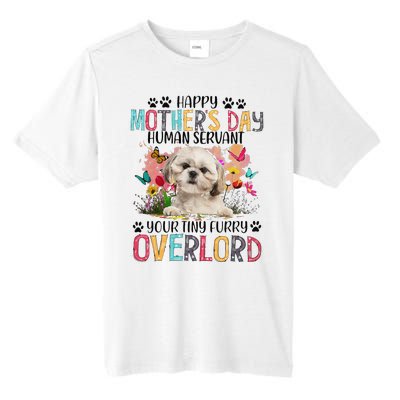 Happy Mother's Day Shih Tzu Dog Lover Flower Dogs Mama Tall Fusion ChromaSoft Performance T-Shirt