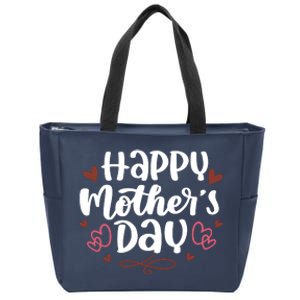 Happy Mother's Day Cute Gift For Mom Zip Tote Bag