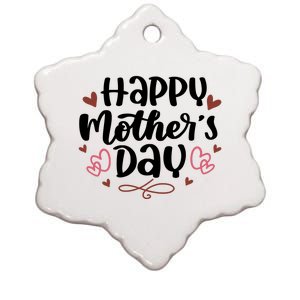 Happy Mother's Day Cute Gift For Mom Ceramic Star Ornament