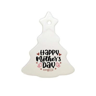 Happy Mother's Day Cute Gift For Mom Ceramic Tree Ornament