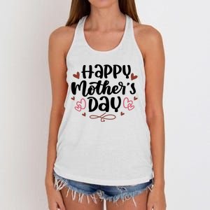 Happy Mother's Day Cute Gift For Mom Women's Knotted Racerback Tank