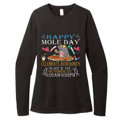 Happy Mole Day Celebrate AvogadroS Mole Womens CVC Long Sleeve Shirt