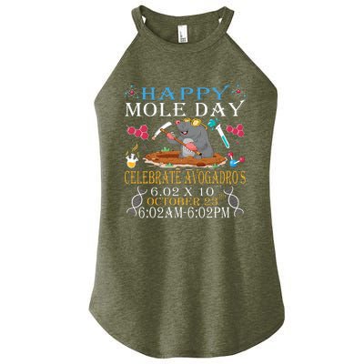 Happy Mole Day Celebrate AvogadroS Mole Women's Perfect Tri Rocker Tank