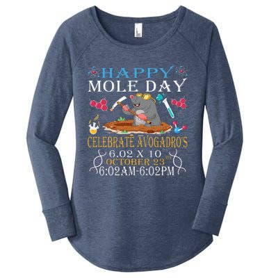 Happy Mole Day Celebrate AvogadroS Mole Women's Perfect Tri Tunic Long Sleeve Shirt