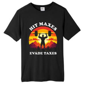 Hit Maxes Evade Taxes Tall Fusion ChromaSoft Performance T-Shirt