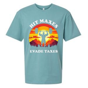 Hit Maxes Evade Taxes Sueded Cloud Jersey T-Shirt