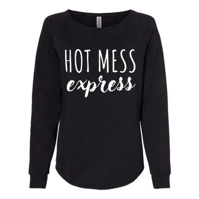 Hot Mess Express Womens California Wash Sweatshirt