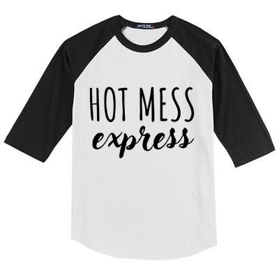 Hot Mess Express Kids Colorblock Raglan Jersey