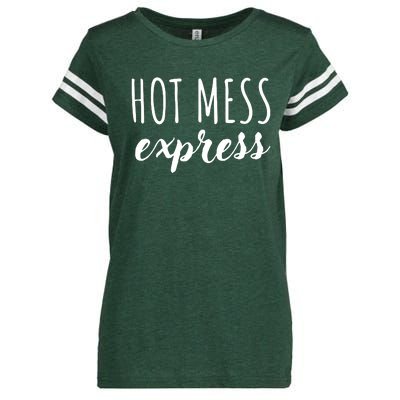 Hot Mess Express Enza Ladies Jersey Football T-Shirt