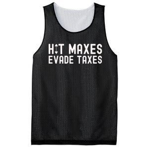 Hit Maxes Evade Taxes Gym Bodybuilding Mesh Reversible Basketball Jersey Tank