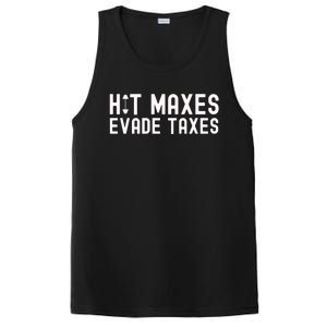 Hit Maxes Evade Taxes Gym Bodybuilding PosiCharge Competitor Tank