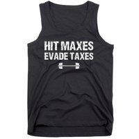 Hit Maxes Evade Taxes Funny Vintage Tank Top