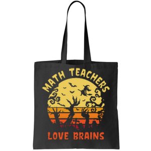 Halloween Math Enthusiast BrainLoving Teachers Tote Bag