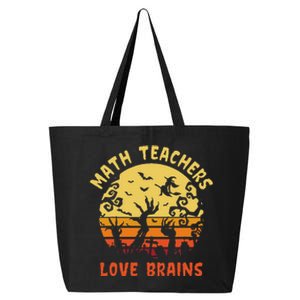 Halloween Math Enthusiast BrainLoving Teachers 25L Jumbo Tote