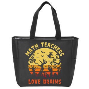 Halloween Math Enthusiast BrainLoving Teachers Zip Tote Bag