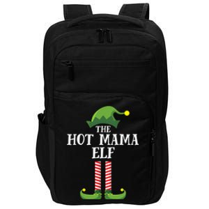 Hot Mama Elf Matching Family Group Christmas Party Impact Tech Backpack