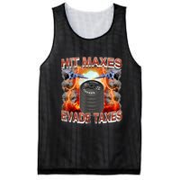 Hit Maxes Evade Taxes Mesh Reversible Basketball Jersey Tank