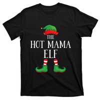 Hot Mama Elf Matching Group Xmas Funny Family Christmas T-Shirt