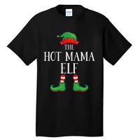 Hot Mama Elf Matching Group Xmas Funny Family Christmas Tall T-Shirt