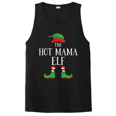 Hot Mama Elf Matching Group Xmas Funny Family Christmas PosiCharge Competitor Tank