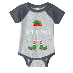 Hot Mama Elf Matching Group Xmas Funny Family Christmas Infant Baby Jersey Bodysuit