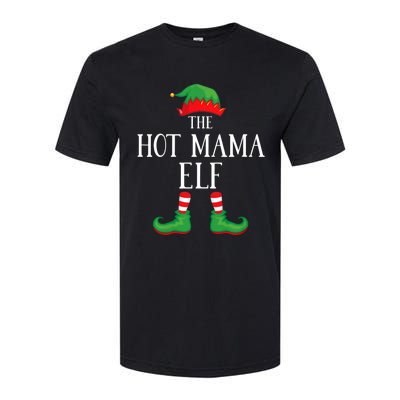 Hot Mama Elf Matching Group Xmas Funny Family Christmas Softstyle CVC T-Shirt