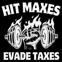 Hit Maxes Evade Taxes Funny Gym Fitness Weightifting Workout Womens Tank Top