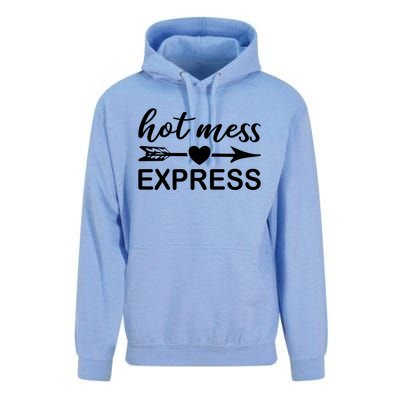 Hot Mess Express Funny Chaos Chaotic Life Mom Boss Ager Cute Gift Unisex Surf Hoodie