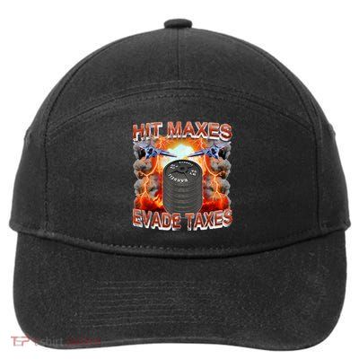 Hit Maxes Evade Taxes 7-Panel Snapback Hat