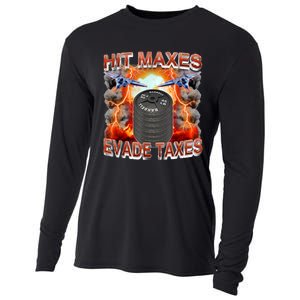 Hit Maxes Evade Taxes Cooling Performance Long Sleeve Crew