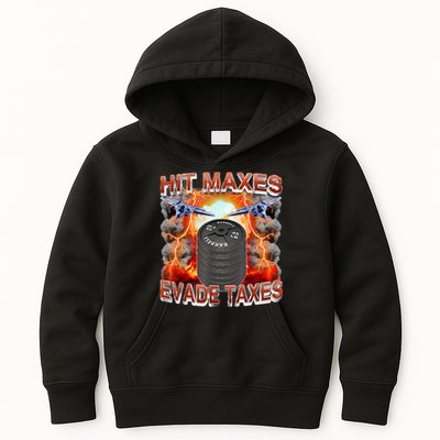 Hit Maxes Evade Taxes Kids Hoodie