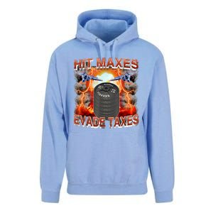 Hit Maxes Evade Taxes Unisex Surf Hoodie