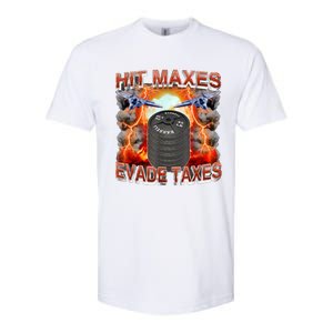 Hit Maxes Evade Taxes Softstyle CVC T-Shirt