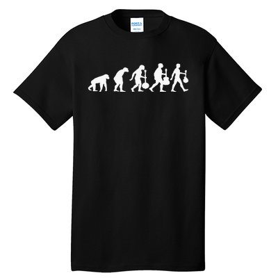 Human Mandolin Evolution Vintage Classical Music Tall T-Shirt