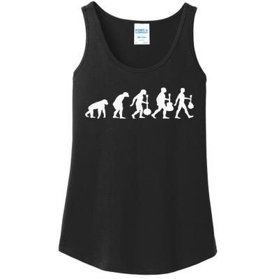 Human Mandolin Evolution Vintage Classical Music Ladies Essential Tank