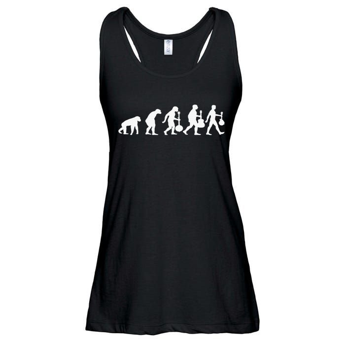 Human Mandolin Evolution Vintage Classical Music Ladies Essential Flowy Tank