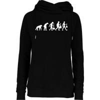 Human Mandolin Evolution Vintage Classical Music Womens Funnel Neck Pullover Hood