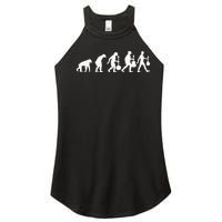 Human Mandolin Evolution Vintage Classical Music Women's Perfect Tri Rocker Tank