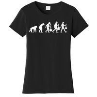 Human Mandolin Evolution Vintage Classical Music Women's T-Shirt